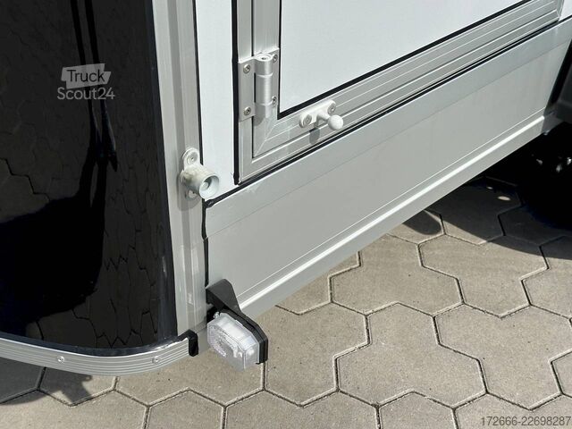 Remorque à caisse Debon CHEVAL LIBERTE DEBON C500 WABENKERN ROADSTER SCHWARZ +SEITENKLAPPE +SEITENTÜR