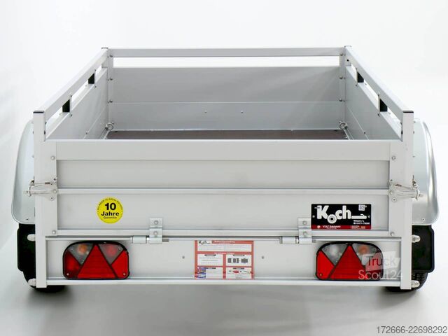 Remorque à caisse Koch-Anhänger U4 250X125X45CM 750KG TIEFLADER