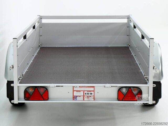 Remorque à caisse Koch-Anhänger U4 250X125X45CM 750KG TIEFLADER