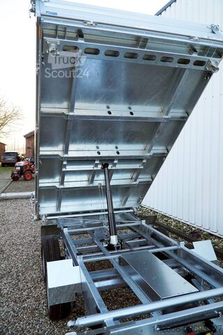Volquete trilateral Humbaur HTK 2700.31 | E-PUMPE 314X175X35CM 2700KG DREISEITENKIPPER