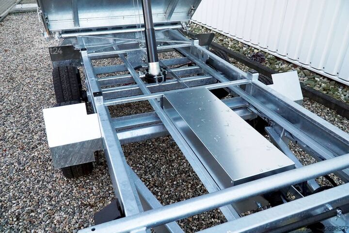 Volquete trilateral Humbaur HTK 2700.31 | E-PUMPE 314X175X35CM 2700KG DREISEITENKIPPER