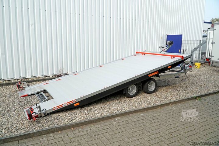 Biltransport varebil Vezeko IMOLA 27.43 RACE MASTER | HANDSEILWINDE 502X209CM 2700KG AUTOTRAILER
