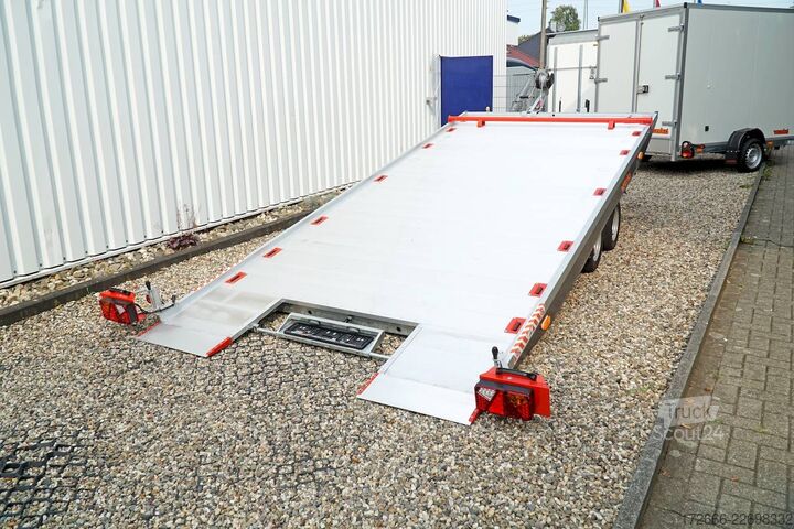 Biltransport varebil Vezeko IMOLA 27.43 RACE MASTER | HANDSEILWINDE 502X209CM 2700KG AUTOTRAILER