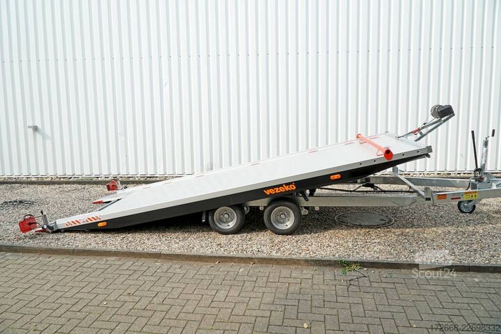Biltransport varebil Vezeko IMOLA 27.43 RACE MASTER | HANDSEILWINDE 502X209CM 2700KG AUTOTRAILER