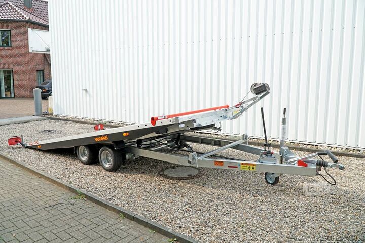 Biltransport varebil Vezeko IMOLA 27.43 RACE MASTER | HANDSEILWINDE 502X209CM 2700KG AUTOTRAILER