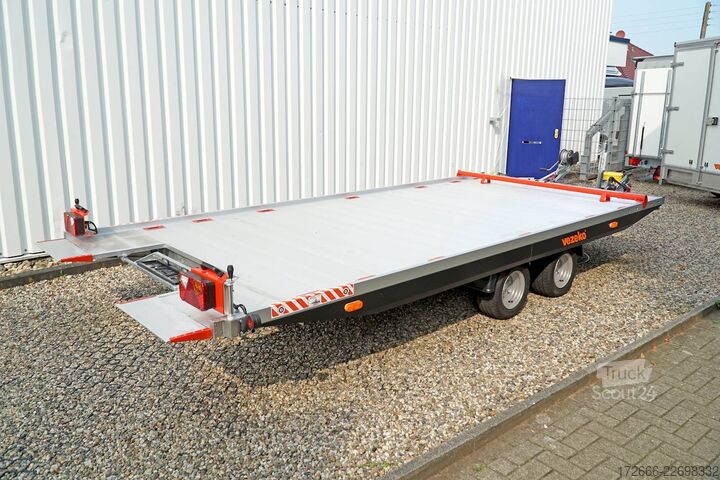 Biltransport varebil Vezeko IMOLA 27.43 RACE MASTER | HANDSEILWINDE 502X209CM 2700KG AUTOTRAILER