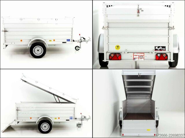Deckelanhänger Koch-Anhänger U4 250X125X80CM 750KG | 2XBWE | DECKELANHÄNGER