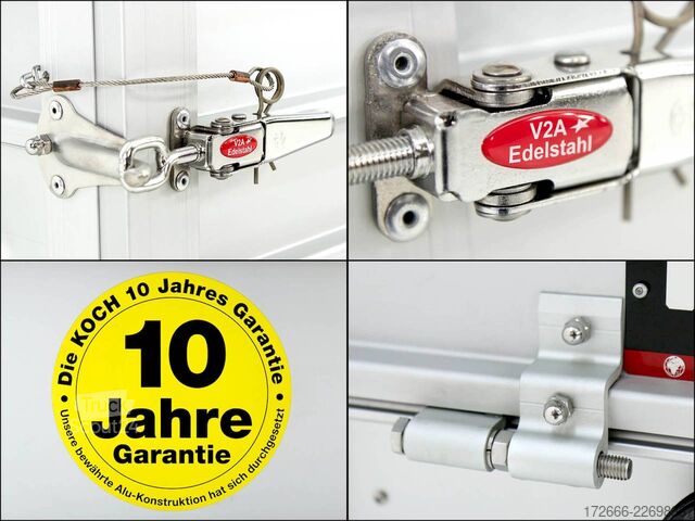 Deckelanhänger Koch-Anhänger U4 250X125X80CM 750KG | 2XBWE | DECKELANHÄNGER