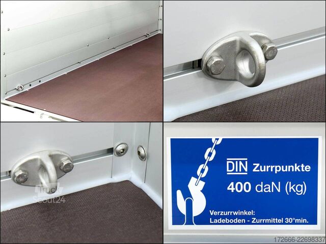 Deckelanhänger Koch-Anhänger U4 250X125X80CM 750KG | 2XBWE | DECKELANHÄNGER