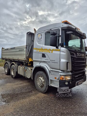 Meiller tristrani kiperski tovornjak SCANIA R 500 CB6x4HHZ Kipper