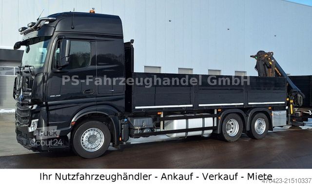 LKW mit Pritsche (offen) MERCEDES-BENZ Actros 2548 6x2 *PalfingerPK 18002*Lift-/NLenkA