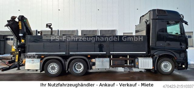 LKW mit Pritsche (offen) MERCEDES-BENZ Actros 2548 6x2 *PalfingerPK 18002*Lift-/NLenkA
