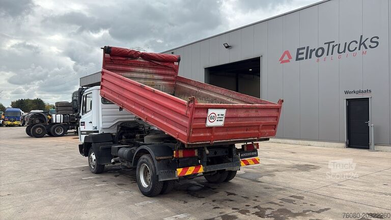 Tipper 3 côtés Mercedes-Benz SK 814 (SPER / AUXILAIRY / MANUAL PUMP / STEEL ...