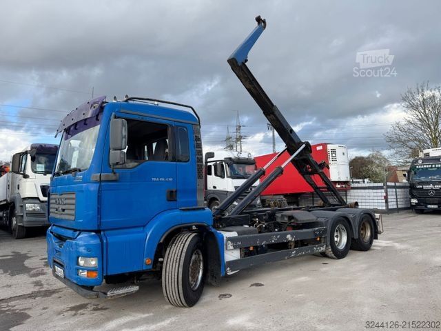 Ruloninė konteinerinė savivartis MAN TGA 26.430/6X4/MeillerAbroller/ZF-Schalter/Deuts