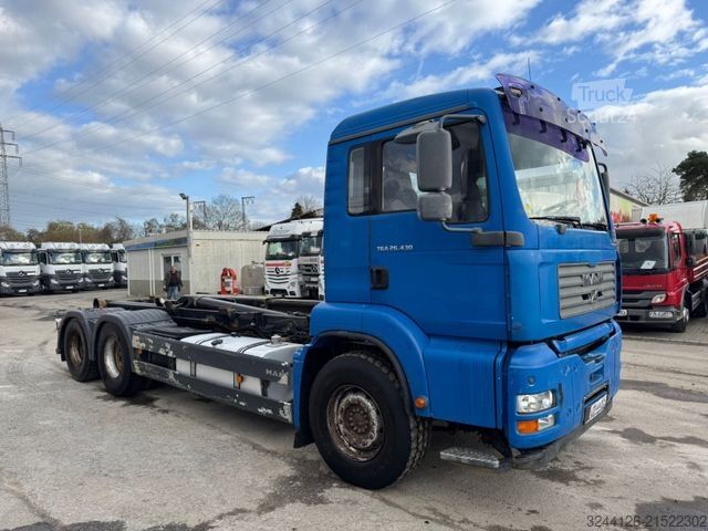 Ruloninė konteinerinė savivartis MAN TGA 26.430/6X4/MeillerAbroller/ZF-Schalter/Deuts