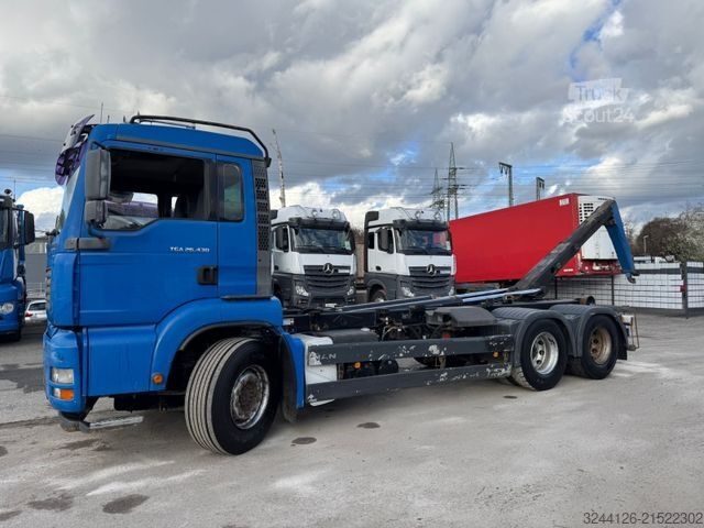 Ruloninė konteinerinė savivartis MAN TGA 26.430/6X4/MeillerAbroller/ZF-Schalter/Deuts