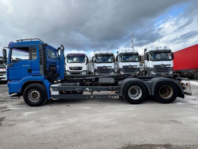 Ruloninė konteinerinė savivartis MAN TGA 26.430/6X4/MeillerAbroller/ZF-Schalter/Deuts