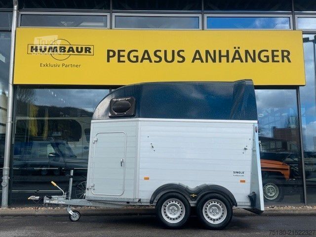 Horse transport trailer HUMBAUR Single Alu 1,5er Pferdeanhänger SK 1.Hd