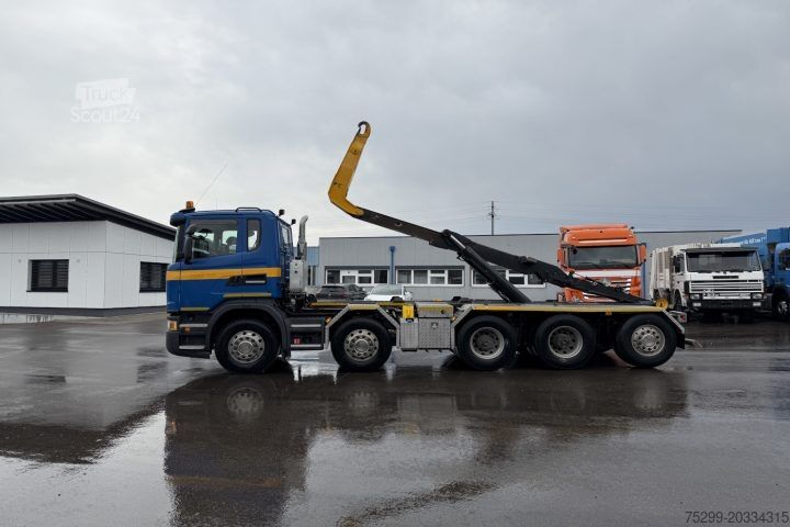 Φορτηγό γερανός roll-off Scania G450 LB 10x4 Moser / Swiss-Vehicle