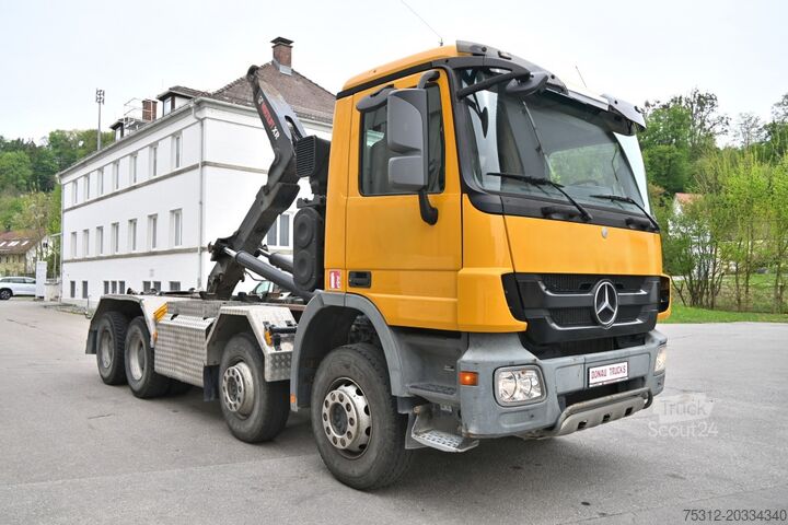 Ruloninė konteinerinė savivartis Mercedes-Benz Actros 3246  MP3 E5 AHK Retarder Blatt Blatt 8x4