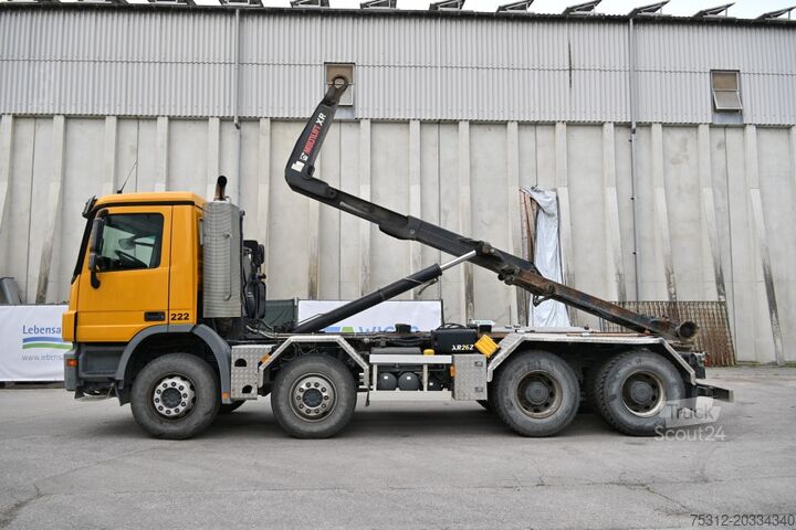 Ruloninė konteinerinė savivartis Mercedes-Benz Actros 3246  MP3 E5 AHK Retarder Blatt Blatt 8x4