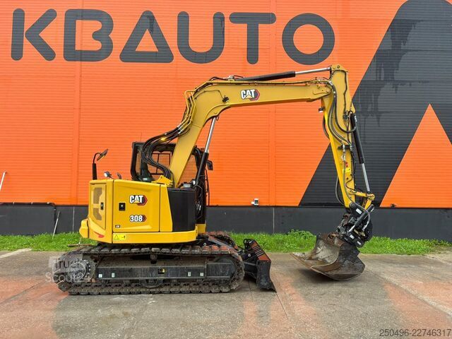 Excavadora sobre orugas Caterpillar 308 CR TILT ROTATOR / AC / CENTRAL LUBRICATION
