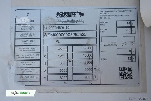 Rashladna poluprikolica SCHMITZ CARGOBULL SKO FP 60 ThermoKing SLXi 300