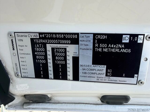Standard-SZM Scania R500 NGS Highline 4x2 - PTO/Hydraulic - Retarde...