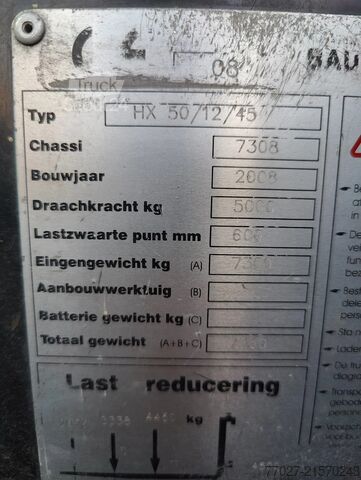 Empilhadeira lateral Baumann HX 50/12/45 5000 kg
