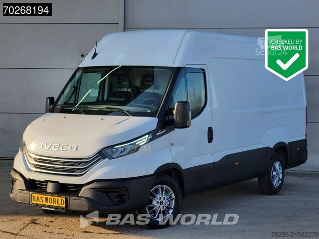 Gelişmiş Acil Fren Sistemi. Şerit Takip Asistanı. Hız Uyarısı. Taşınma Bilgi Sistemi. Zeki Iveco Daily 35S21 BPM VRIJ! 210PK 3.0L Automaat 2025 ...