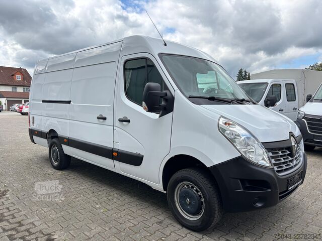 Laatikkopakettiauto korkea + pitkä Renault Master 3,5T L3H2*Allrad*40Tm*Klima*1.Han