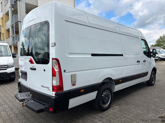 Laatikkopakettiauto korkea + pitkä Renault Master 3,5T L3H2*Allrad*40Tm*Klima*1.Han