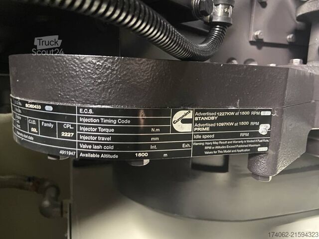 Generator set Cummins KTA50-G3 - 1375 kVA Generator - DPX-18819