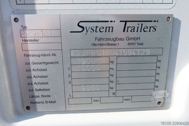 Verkoopwagen System Trailer PRSH 10TRI PRSH10TRI Bibliotheek, race, camper ...