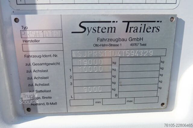 System Trailer PRSH 10TRI PRSH10TRI Bibliotheek, race, camper trailer System Trailer PRSH 10TRI PRSH10TRI Bibliotheek, race, camper ...