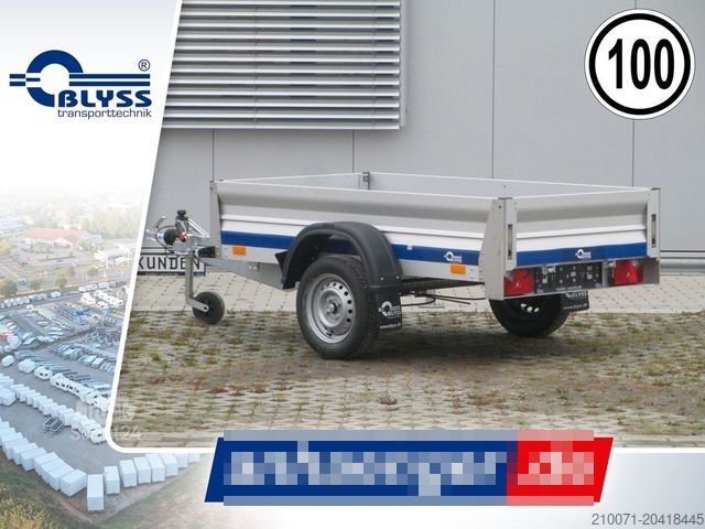 Remorque pour voiture BLYSS PKW Anhänger 211x120x33cm 750kg zGG