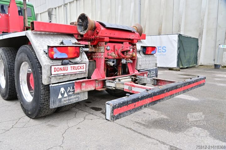 Roll-off tipper truck MAN TGS35.480  8x6 Allrad-HD Pritarder AHK Alufelgen