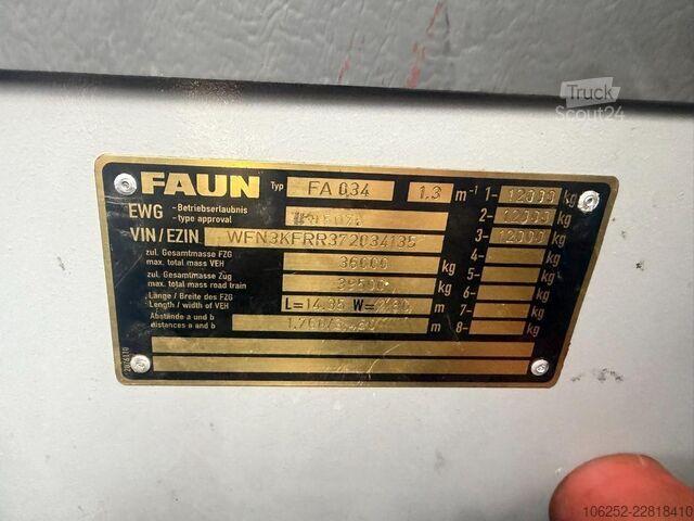 Баштовий кран Faun MTC AF 38 6x4x6 - 38m Max radius boom / Auslege...
