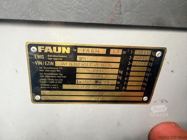 Visurgājējs celtnis Faun MTC AF 38 6x4x6 - 38m Max radius boom / Auslege...