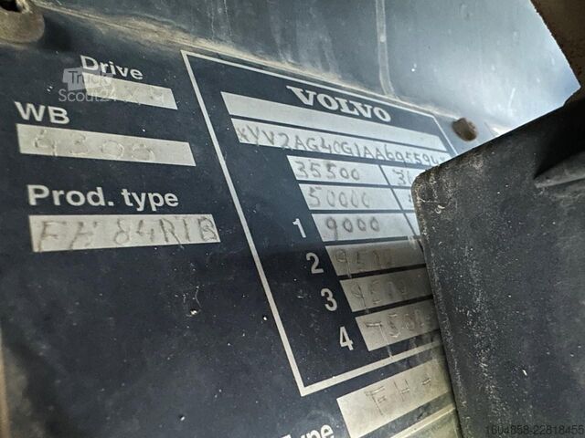 Sistem ruku kuke Volvo FH 540 8X4 8X4 / NL TRUCK / EURO5 / CRANE+ROTAT...