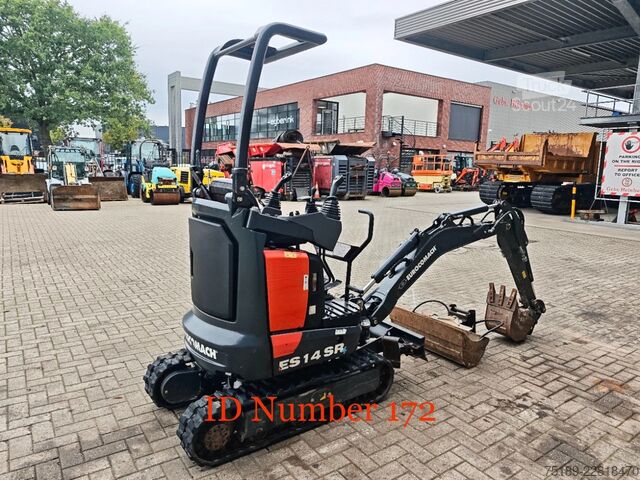 Mini-escavadora Eurocomach ES 14 SR4 2 Buckets!
