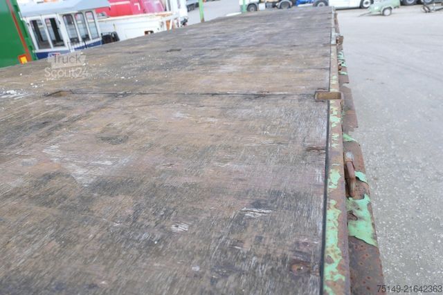 Open semitrailer KRONE SD, 2x Liftachse, Rungen, Luftfederung, BPW