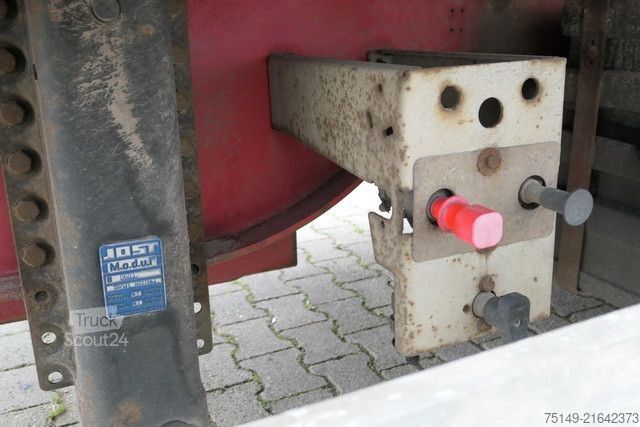 Keičiamo važiuoklės priekaba WECON AWZ 218 LZ, Tandem, BDF, Tiefkupplung, SAF