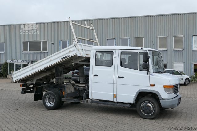 Savitarnos furgonas MERCEDES-BENZ 614 D Vario 4x2, DOKA, Meiller, 2x AHK, 147tkm