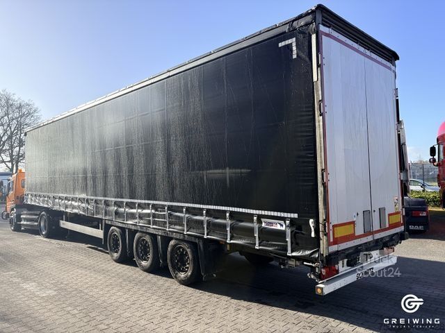Semi-remorque bâchée SCHMITZ CARGOBULL Curtainsider Mega XL, lifting/sliding roof