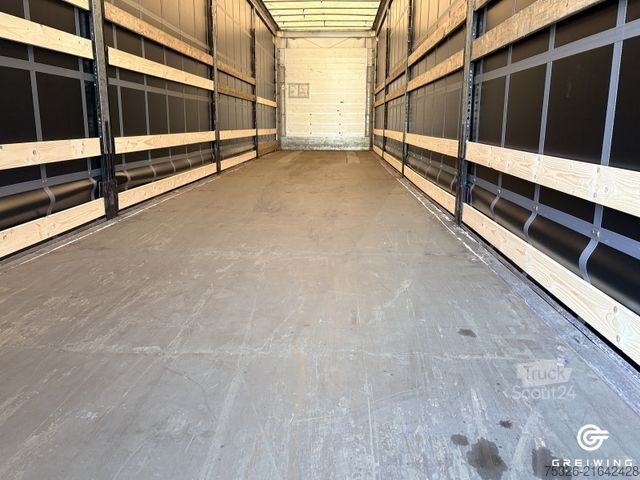 Semi-remorque bâchée SCHMITZ CARGOBULL Curtainsider Mega XL, lifting/sliding roof
