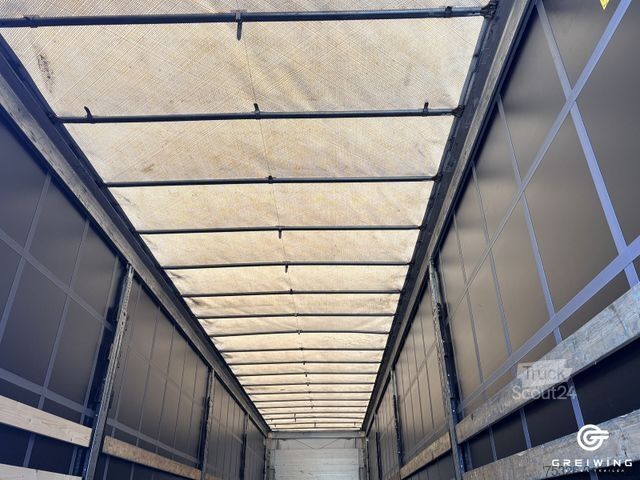 Semi-remorque bâchée SCHMITZ CARGOBULL Curtainsider Mega XL, lifting/sliding roof
