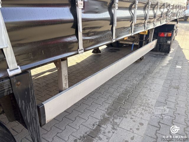 Semi-remorque bâchée SCHMITZ CARGOBULL Curtainsider Mega XL, lifting/sliding roof