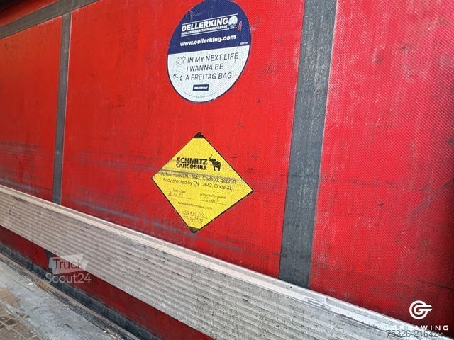 Open semitrailer with tarp SCHMITZ CARGOBULL Curtainsider Standard XL Lift