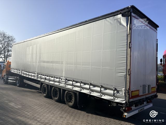 Semi-remorque bâchée SCHMITZ CARGOBULL Curtainsider Mega XL lifting/sliding roof